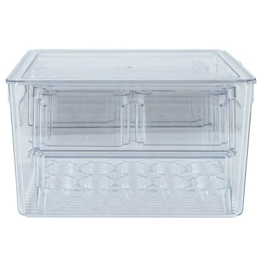 Kitchen Details Clear 8 Piece Refrigerator Organizer Set